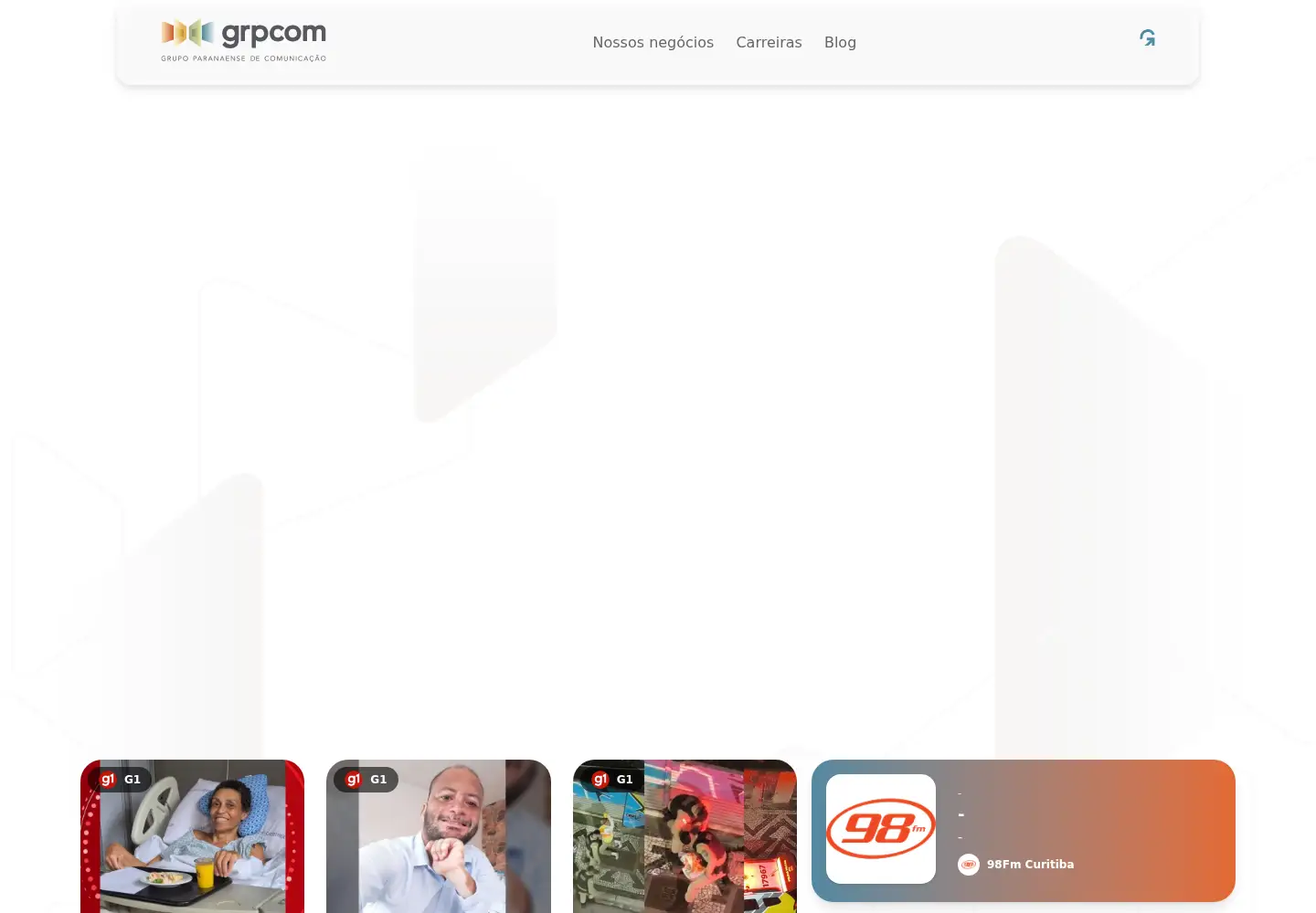 Screenshot of grpcom.com.br