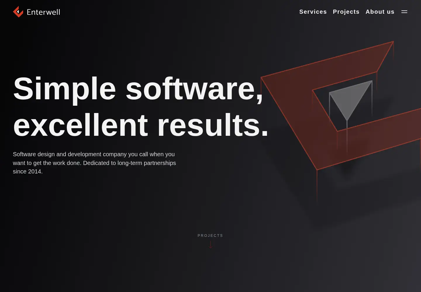 Screenshot of enterwell.net