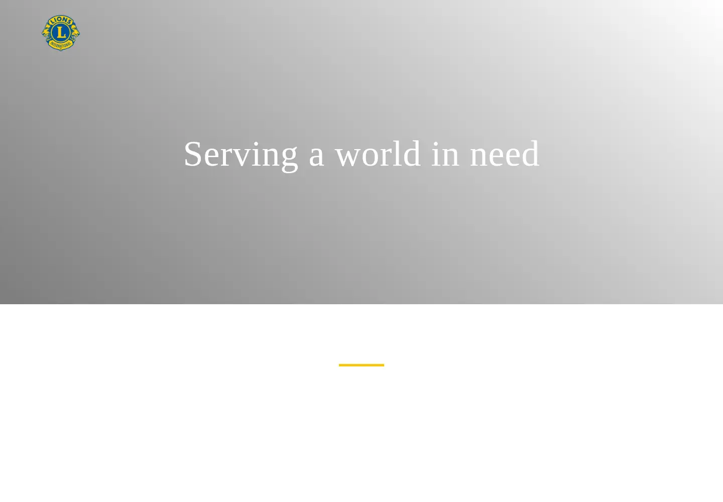 Captured homepage of weserve.org in the current scan