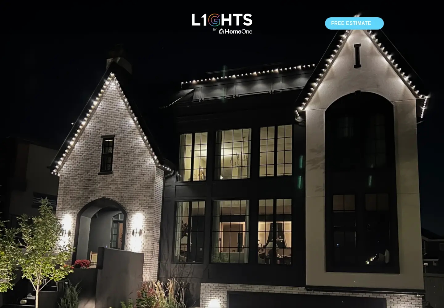Screenshot of homeonelights.com