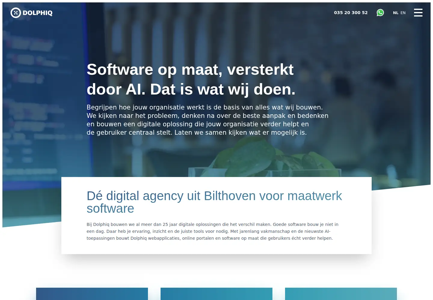 Screenshot of dolphiq.nl