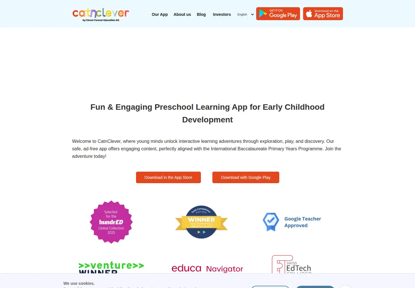 Screenshot of catnclever.com