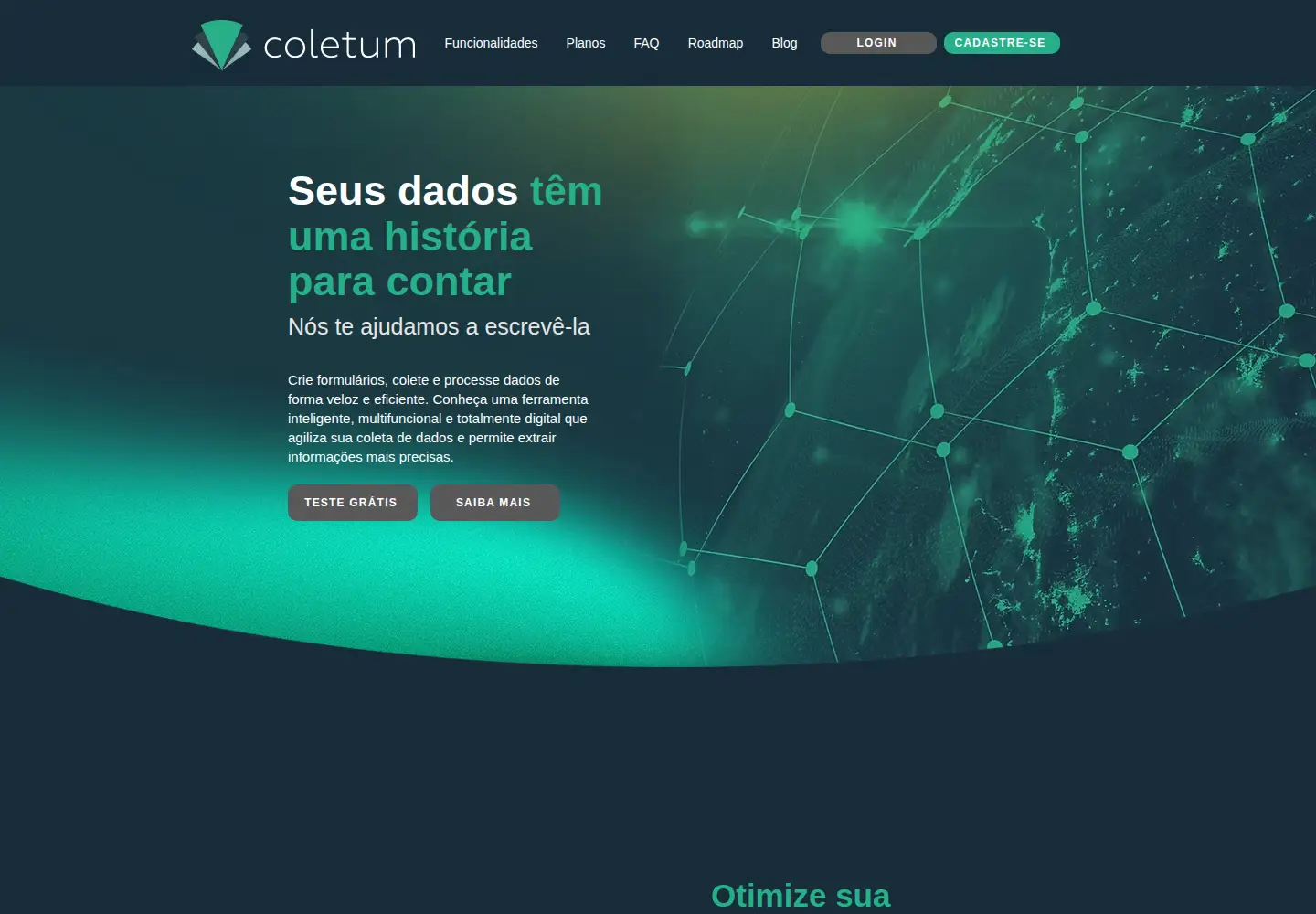 Captured homepage of coletum.com in the current scan