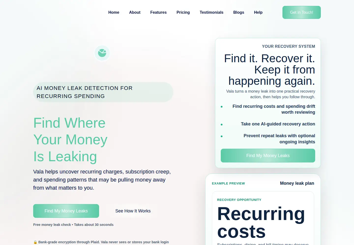 Screenshot of valapoint.com