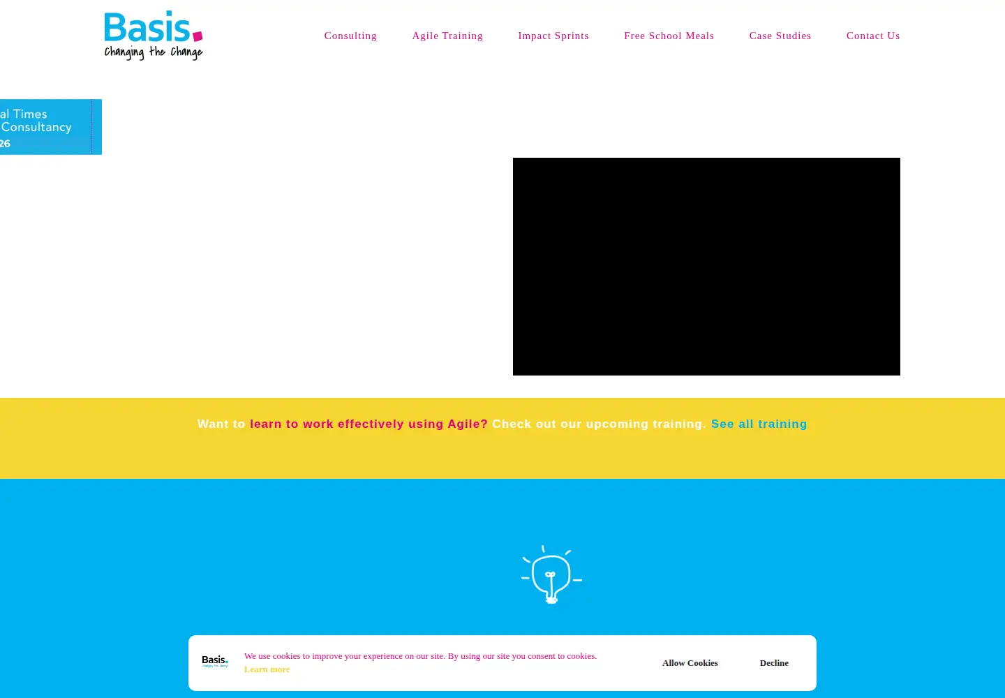 Captured homepage of basis.co.uk in the current scan