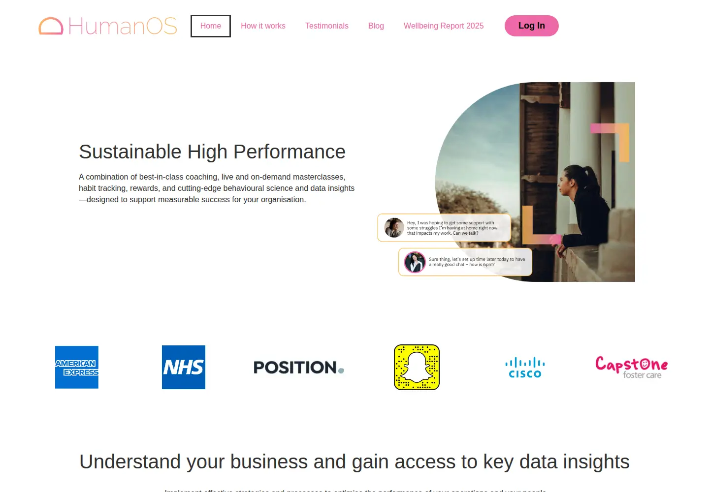 Captured homepage of humanos.co.uk in the current scan