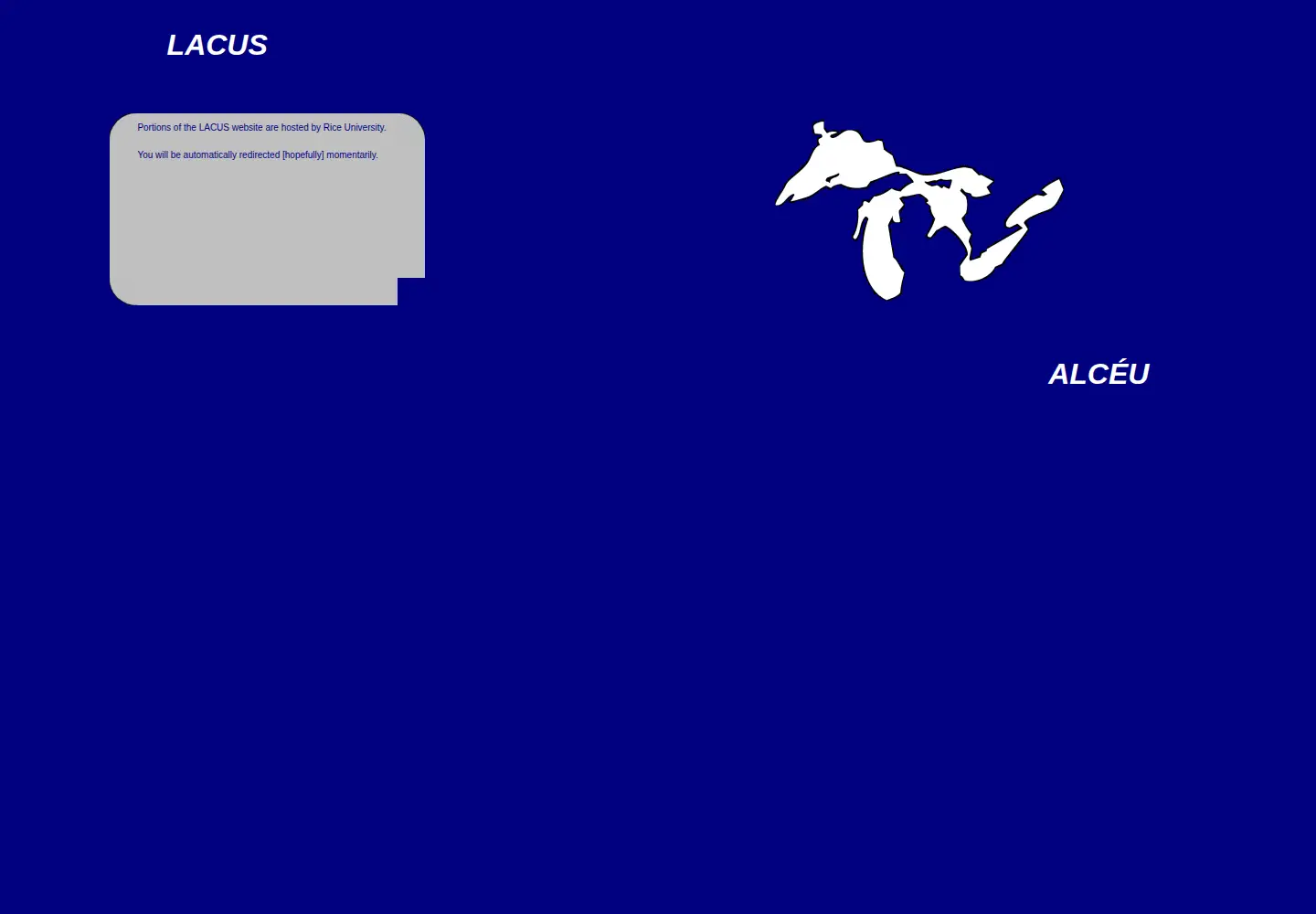 Screenshot of lacus.org