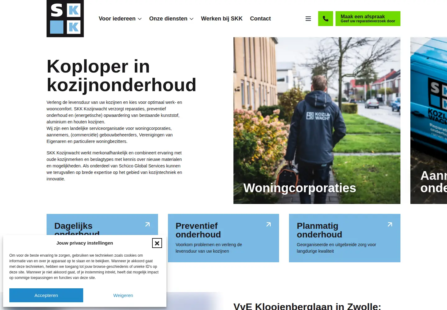 Screenshot of skk.nl