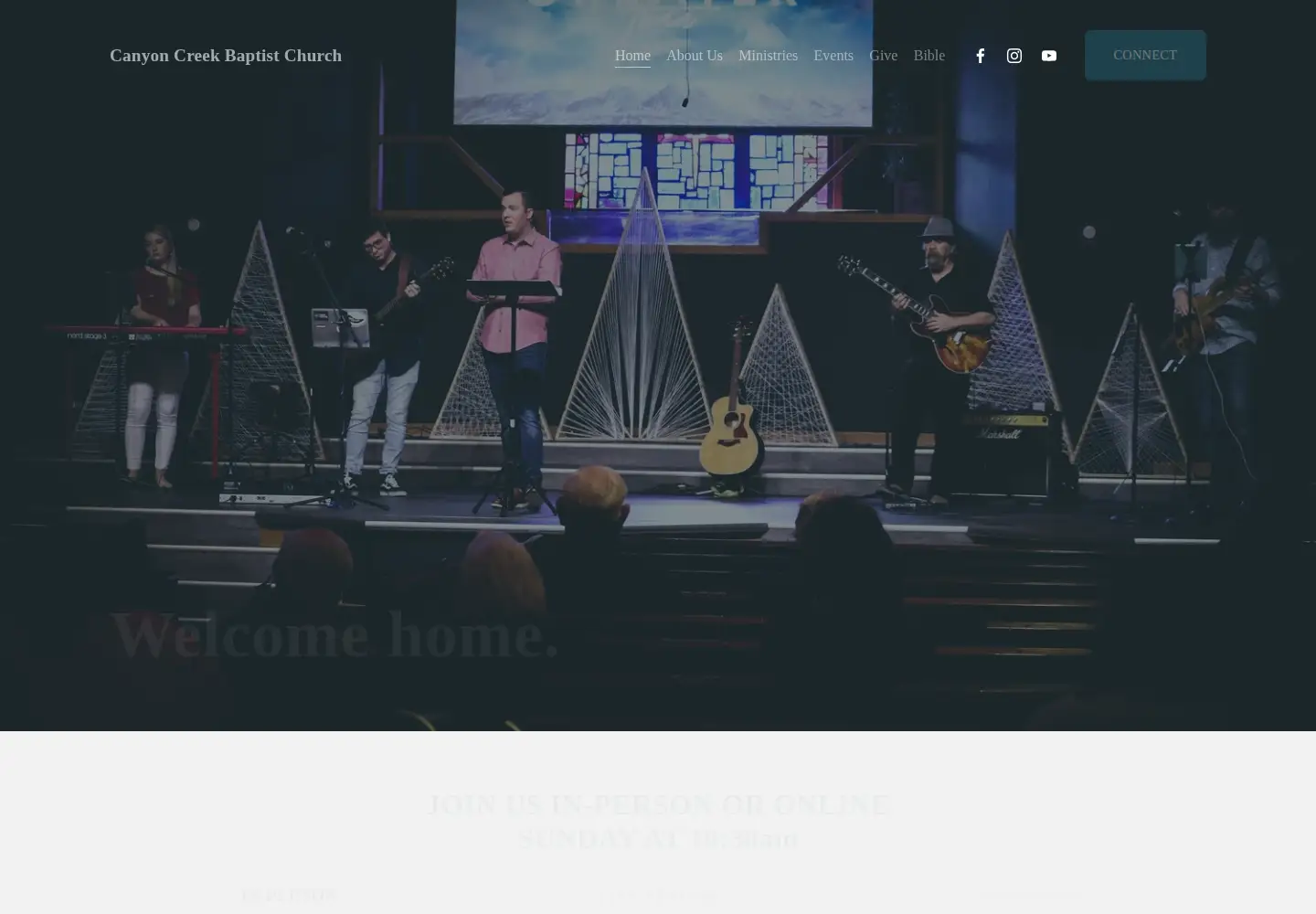 Screenshot of creekfamily.org