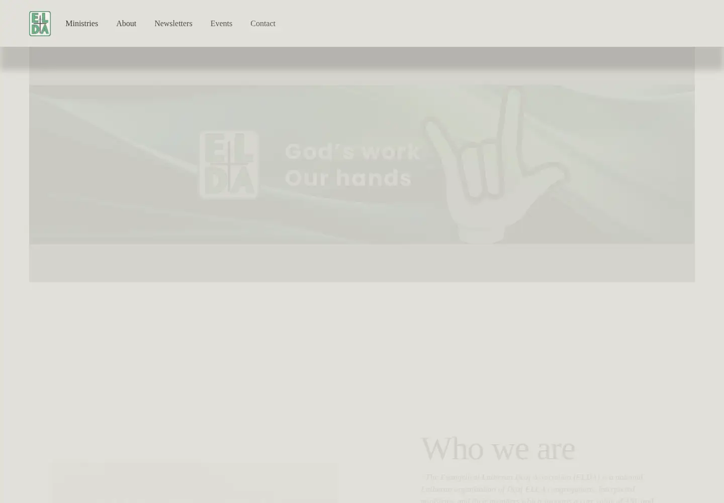 Screenshot of eldadeaf.org