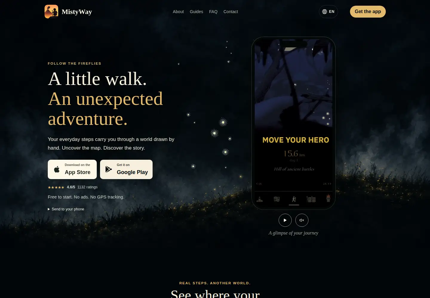 Screenshot of mistyway.app