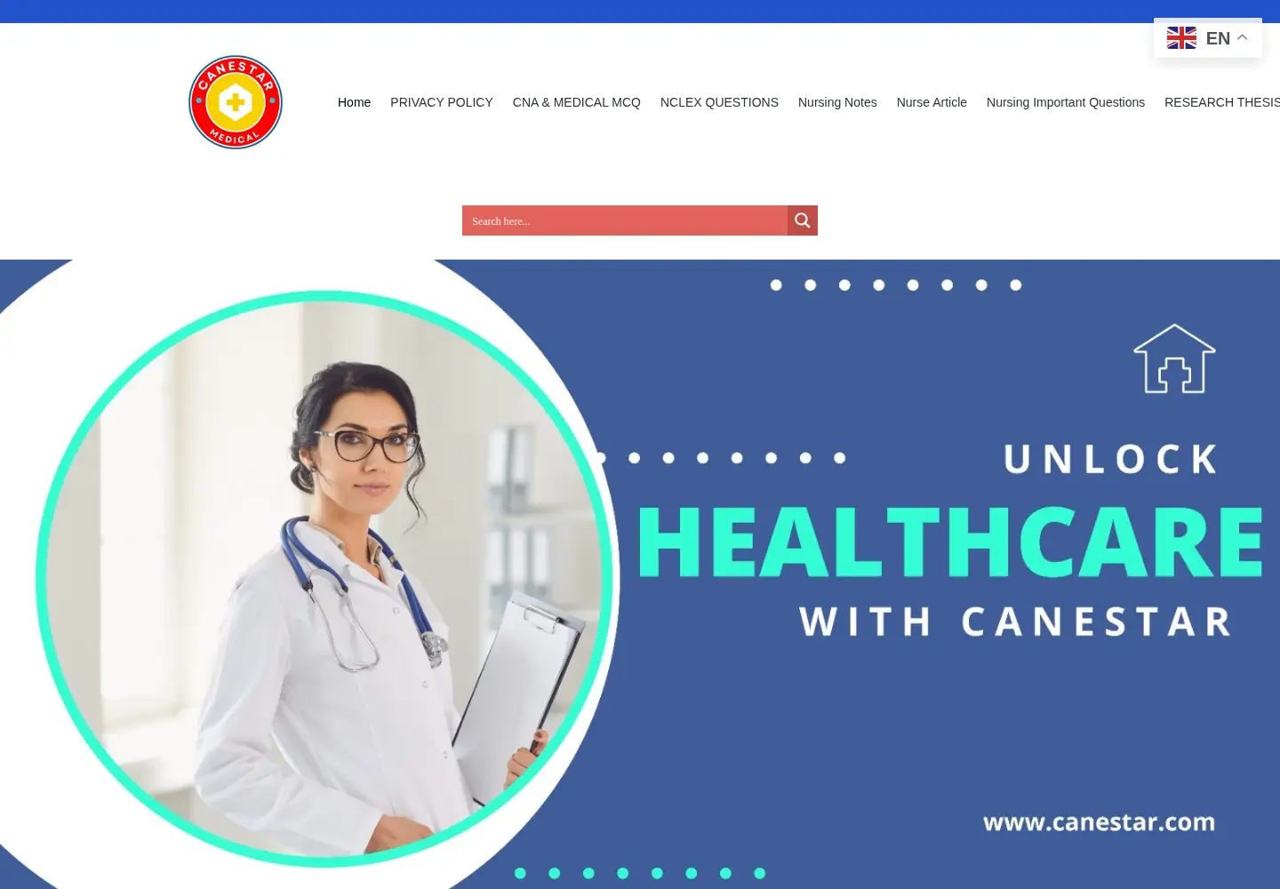 Screenshot of canestar.com