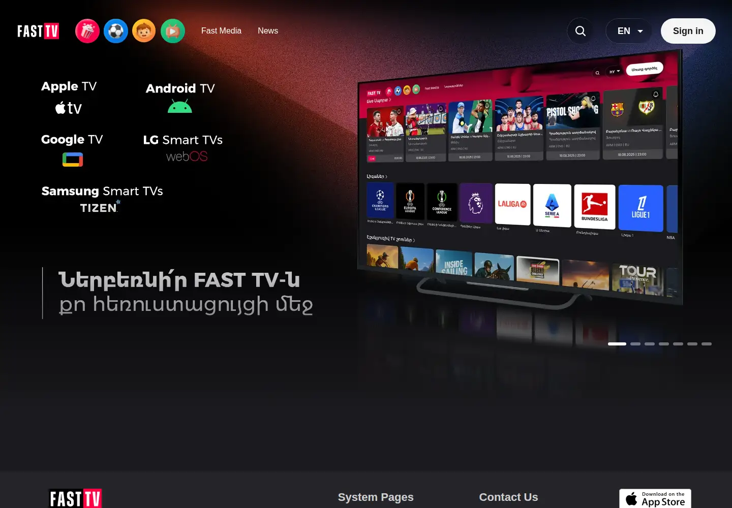 Screenshot of vivaro.tv