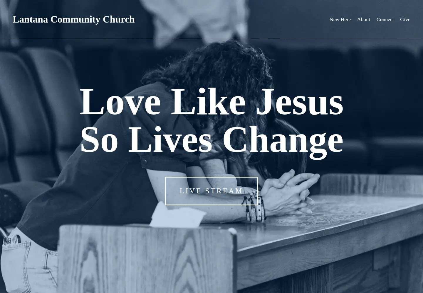 Screenshot of lantana.church
