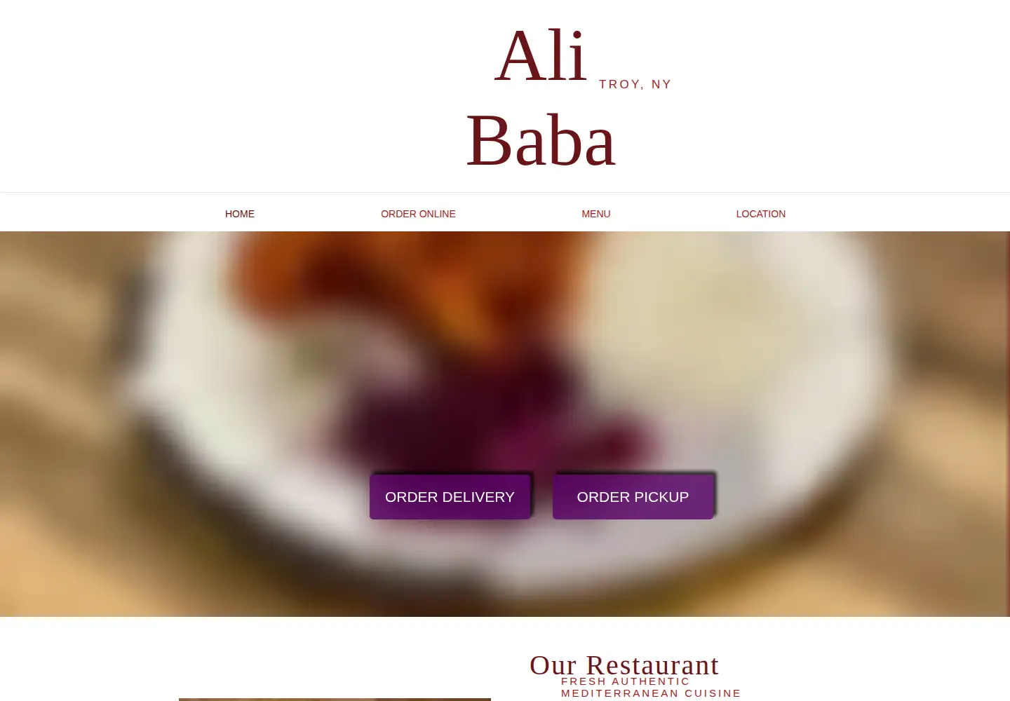 Screenshot of alibabatroy.com