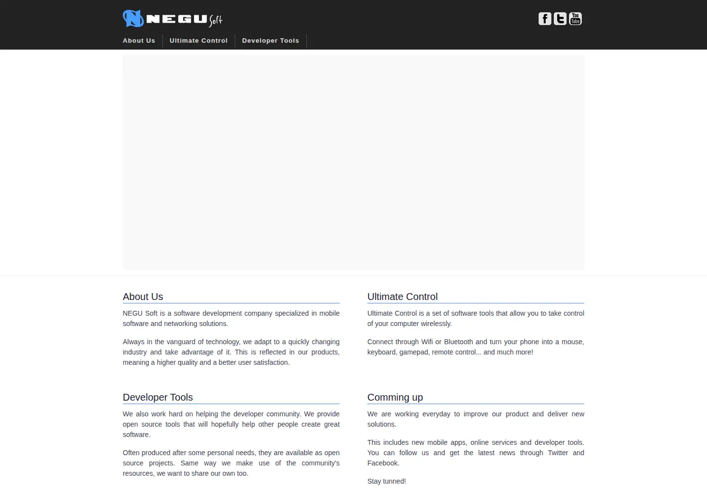 Screenshot of negusoft.com