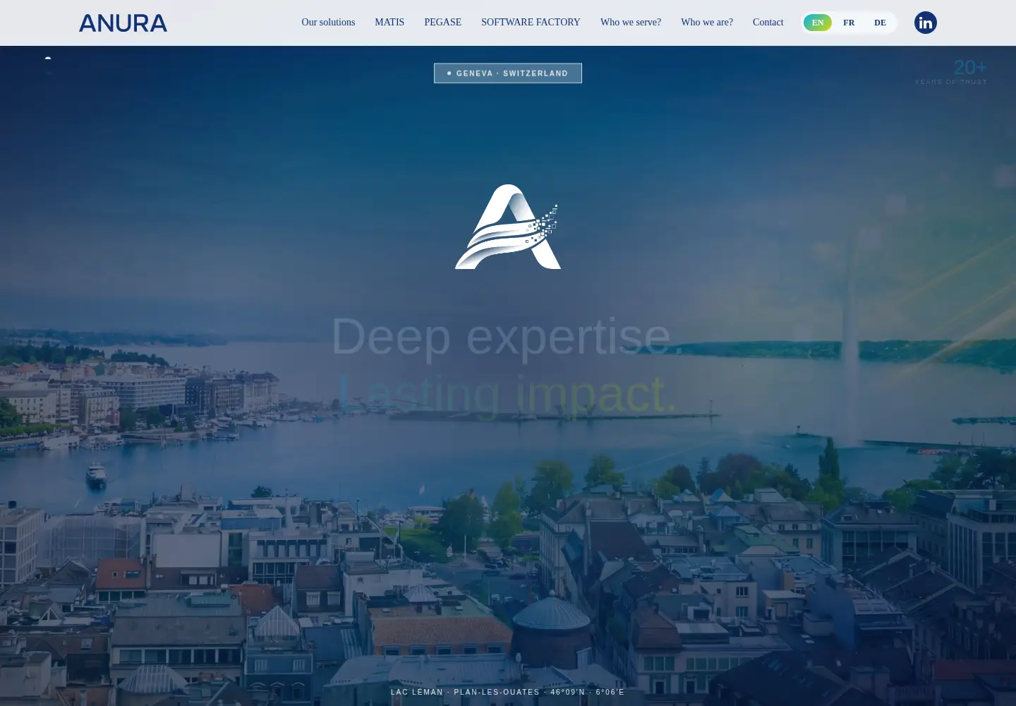 Screenshot of anura.biz