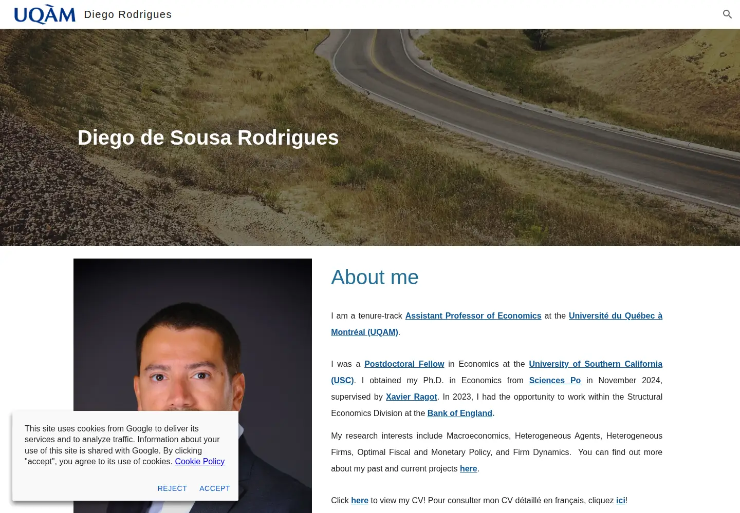 Screenshot of diegodesousarodrigues.com