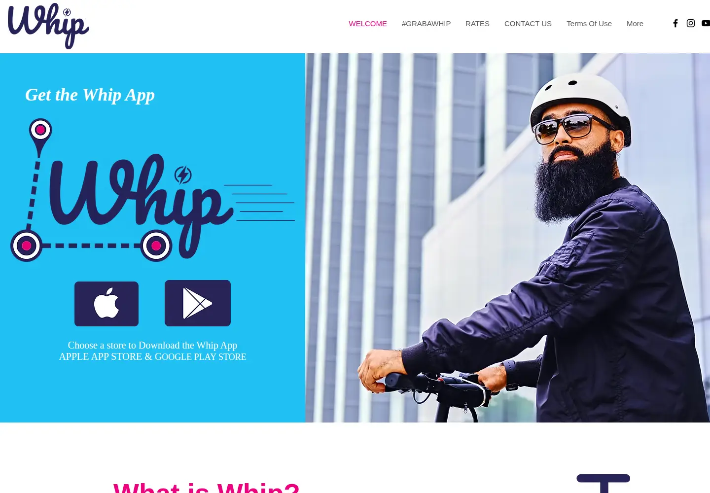 Screenshot of grabawhip.com