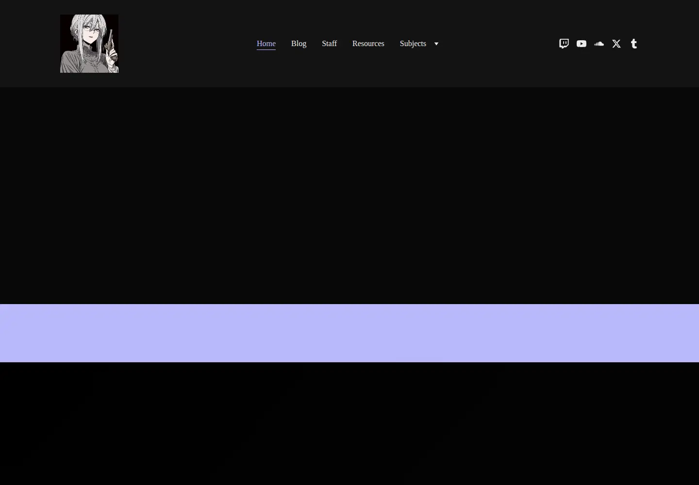 Captured homepage of moribund.institute in the current scan
