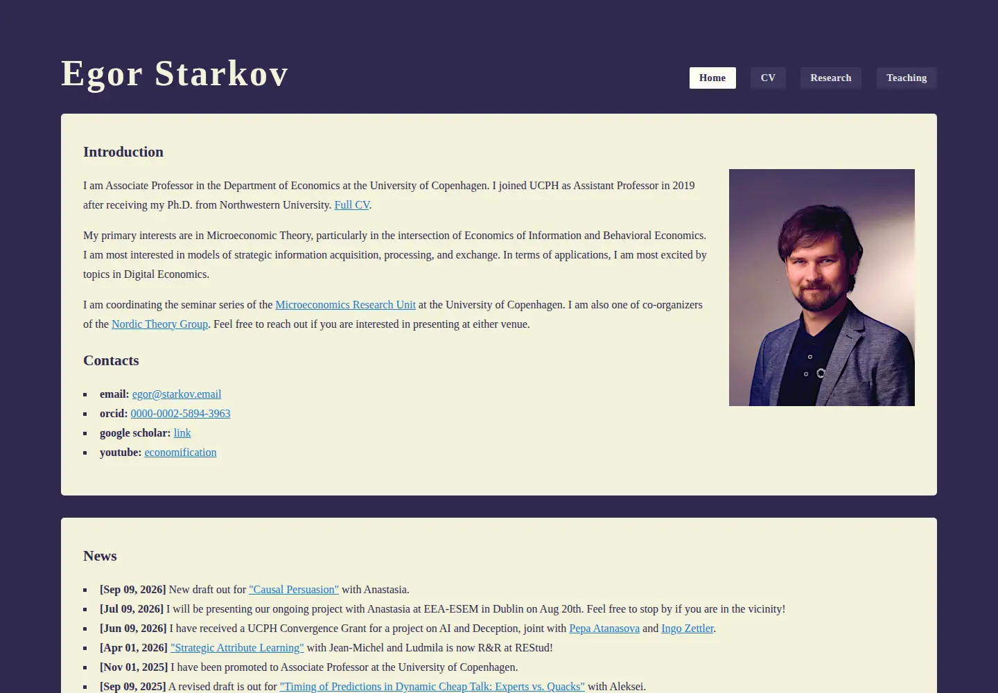Screenshot of starkov.site