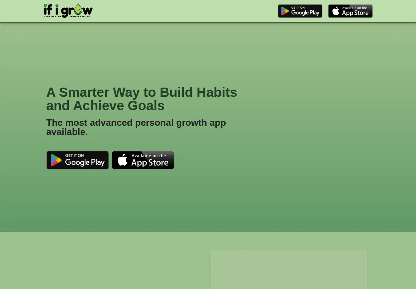 Captured homepage of ifigrow.com in the current scan