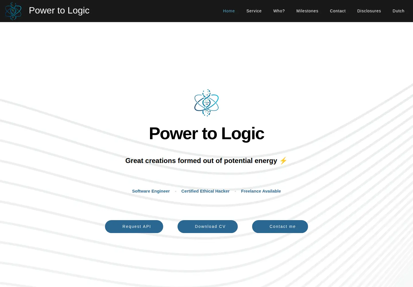 Screenshot of powertologic.com