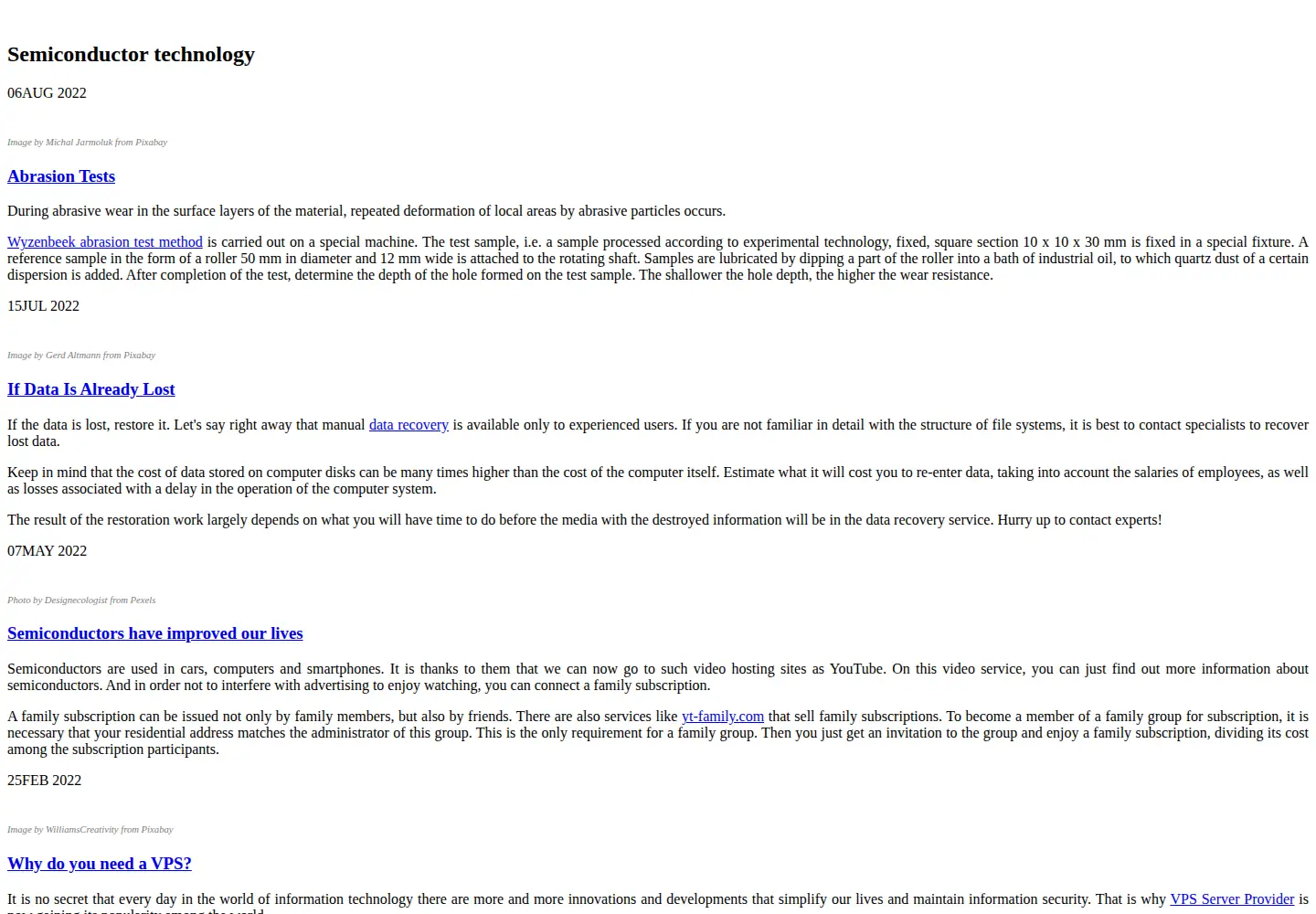 Screenshot of semiconductordevice.net