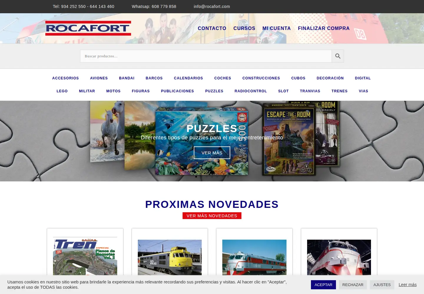 Screenshot of rocafort.com
