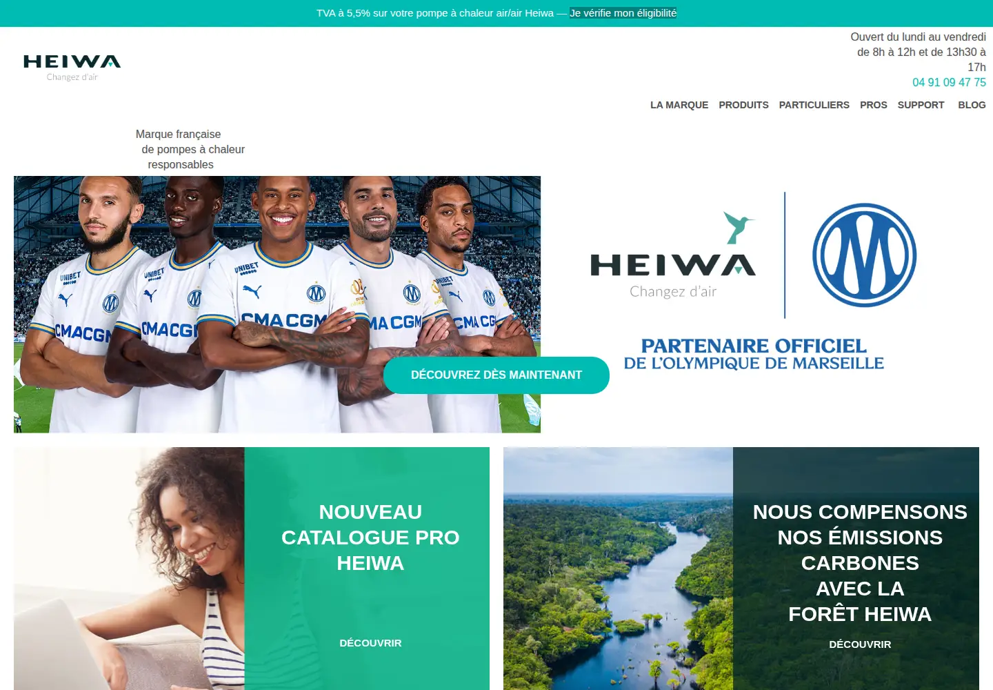 Screenshot of heiwa-france.com