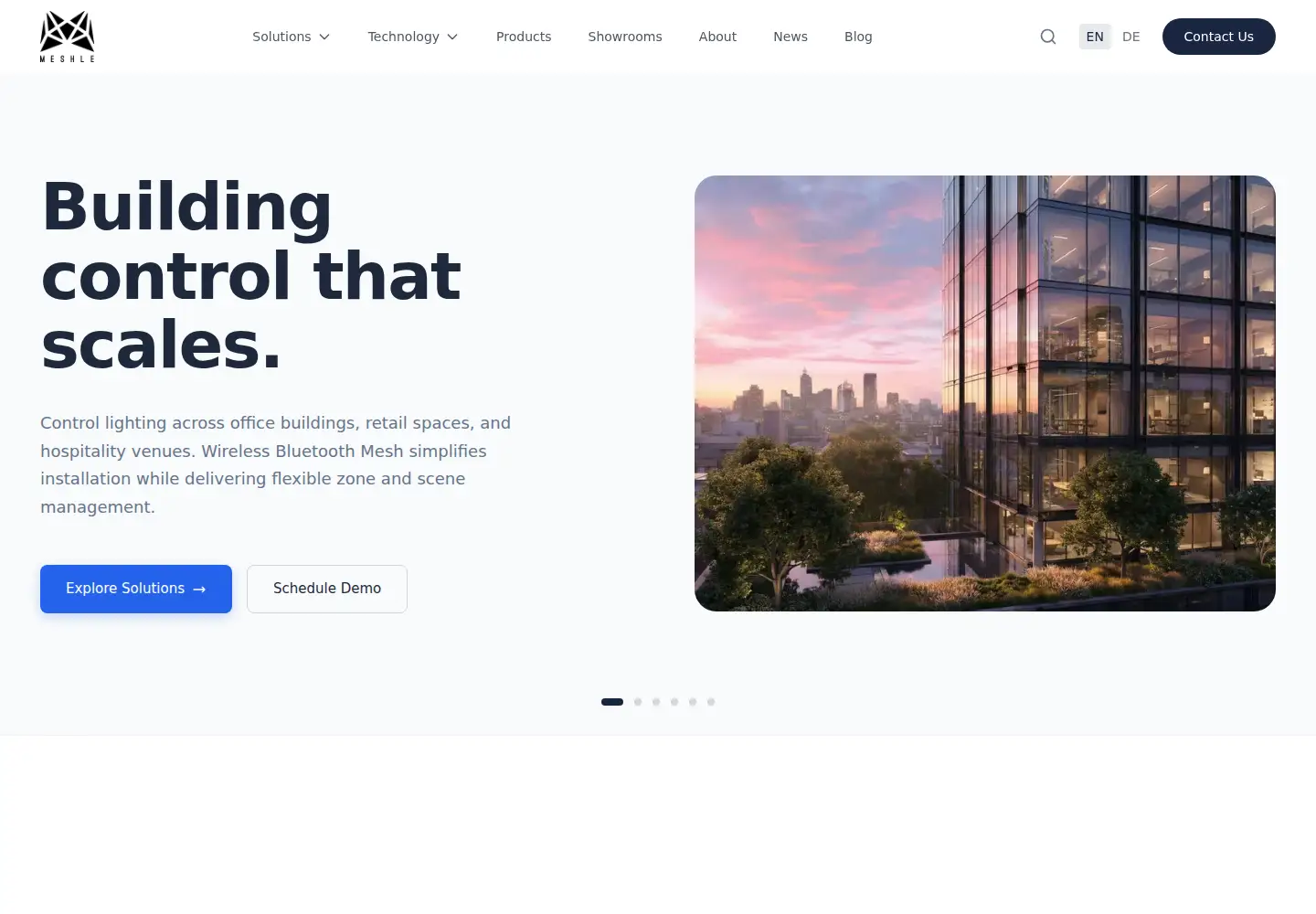 Screenshot of meshle.com