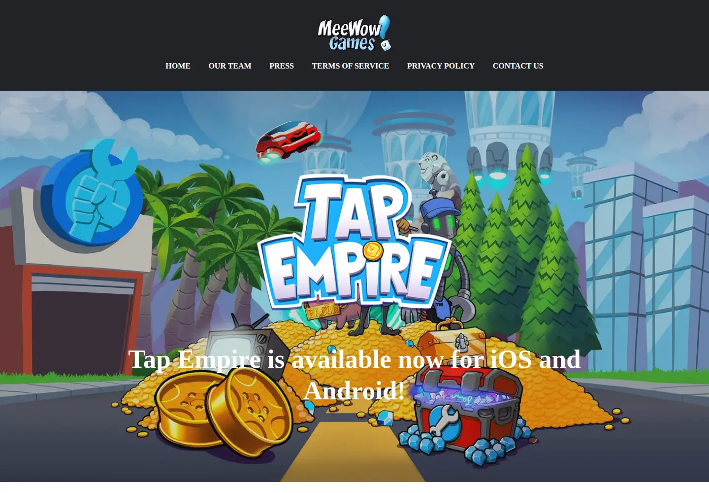 Screenshot of meewowgames.com
