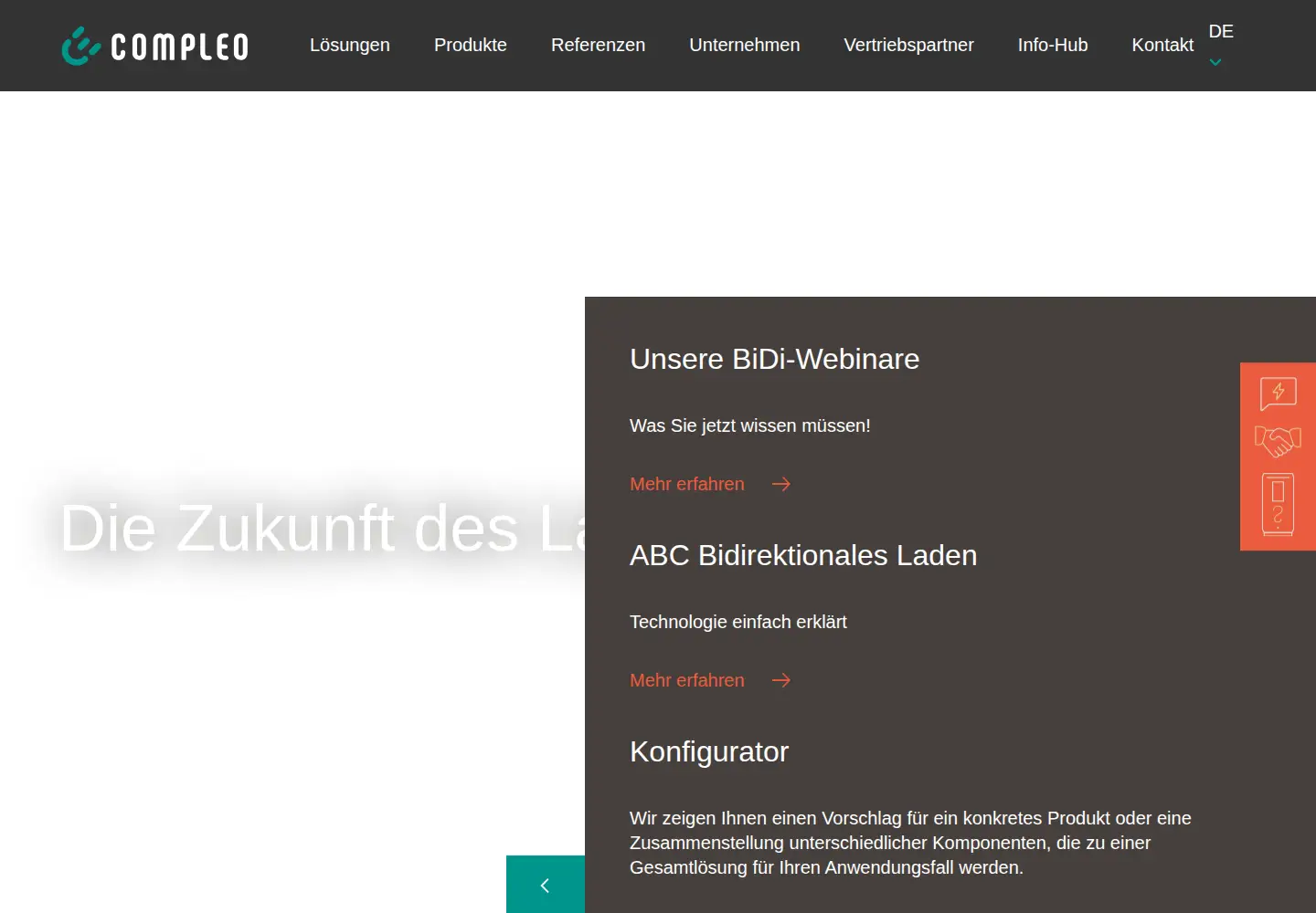 Screenshot of compleo-cs.com
