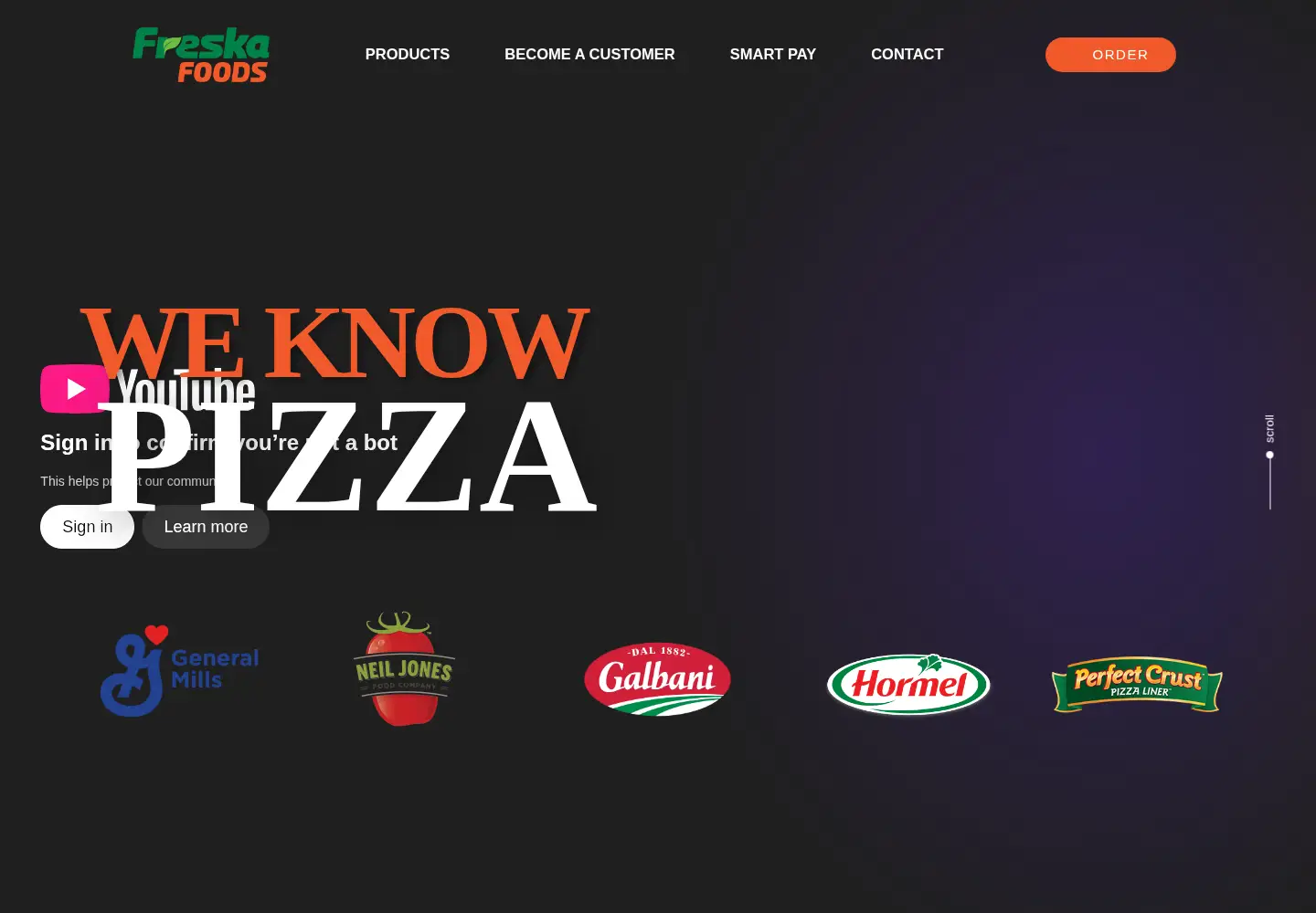 Screenshot of freskafoods.com
