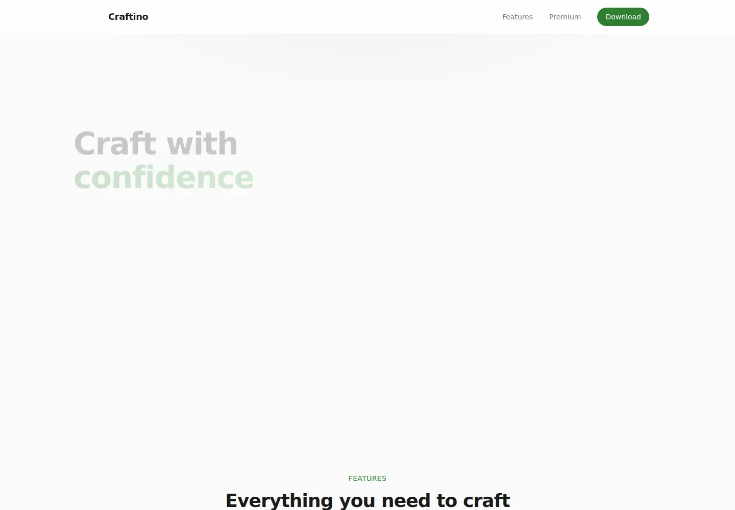 Captured homepage of craftino.org in the current scan