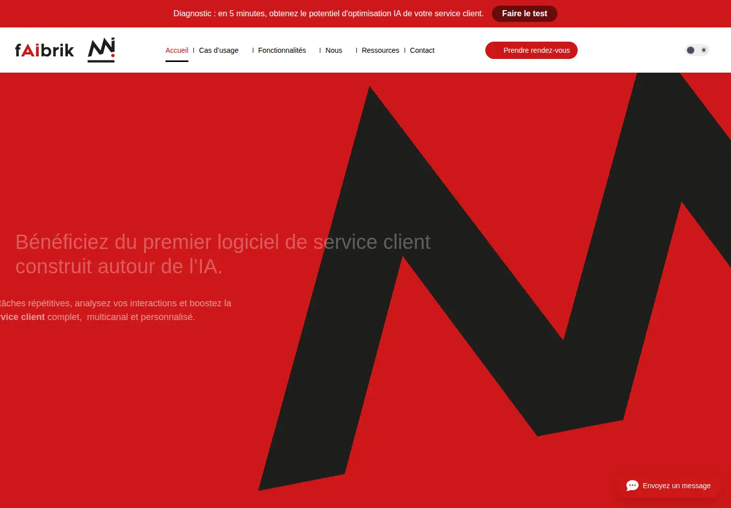 Screenshot of faibrik.com