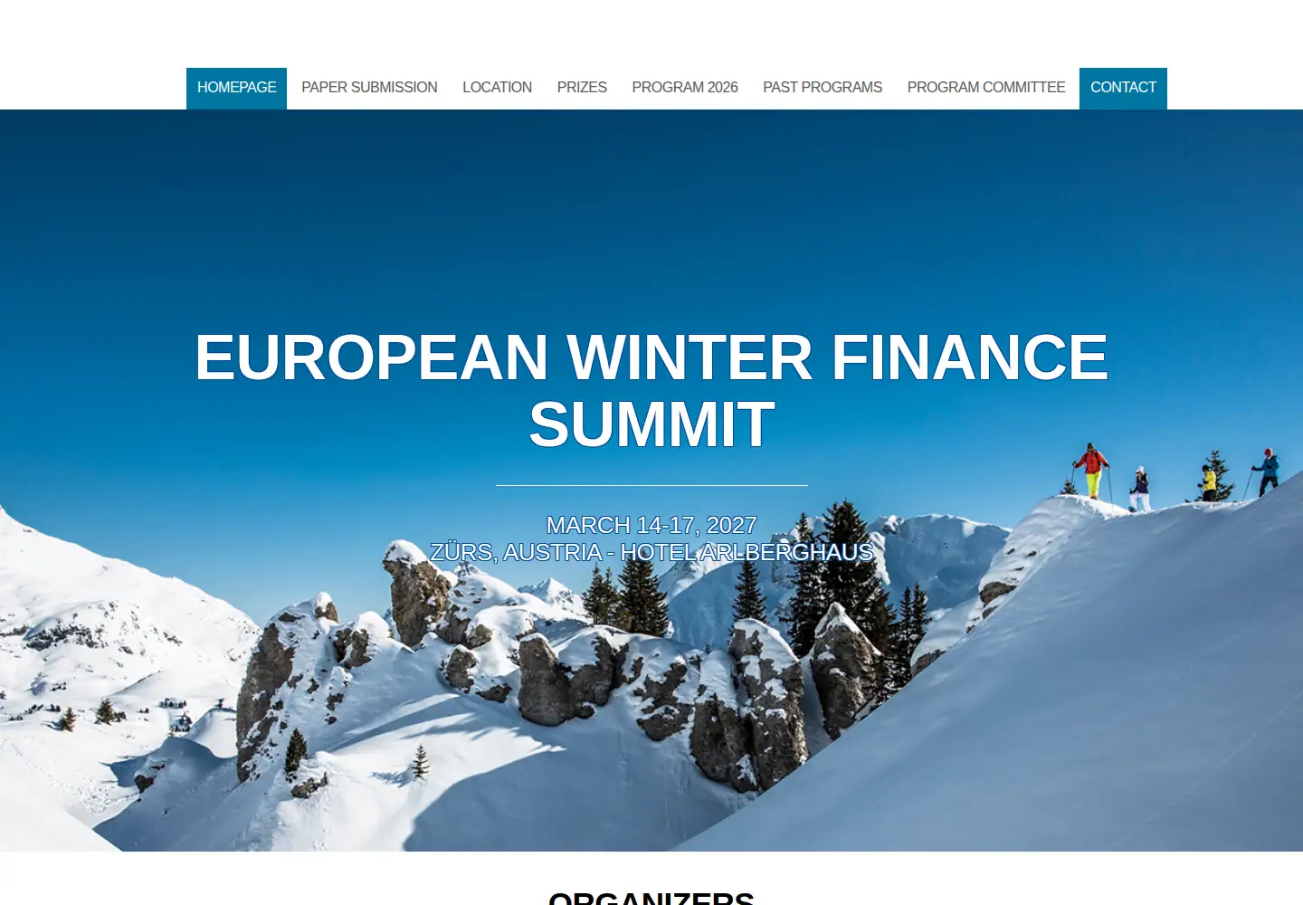Captured homepage of ewfs.org in the current scan