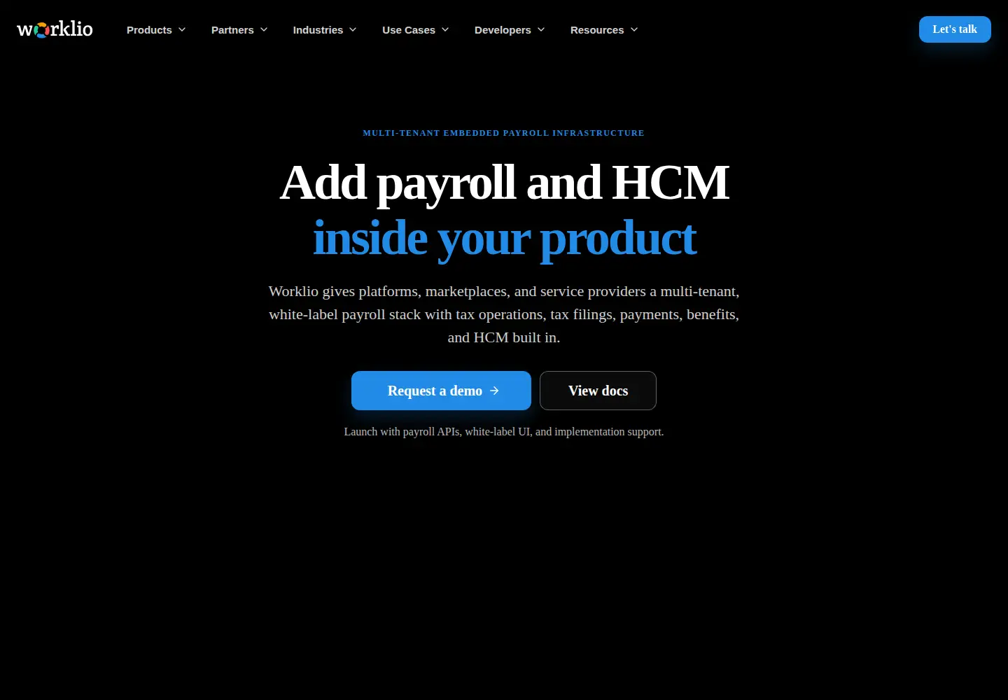 Screenshot of worklio.com