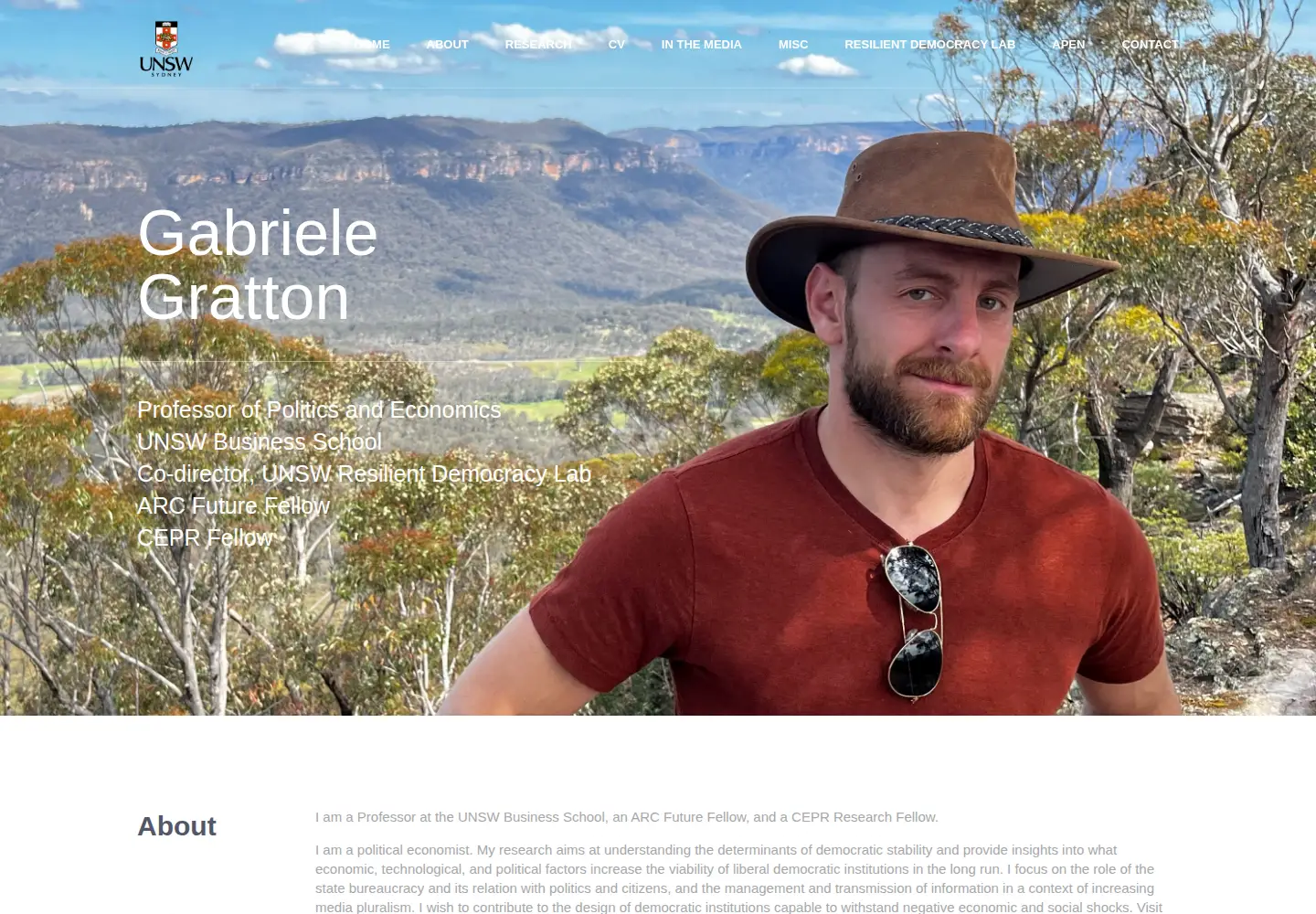 Screenshot of gratton.org