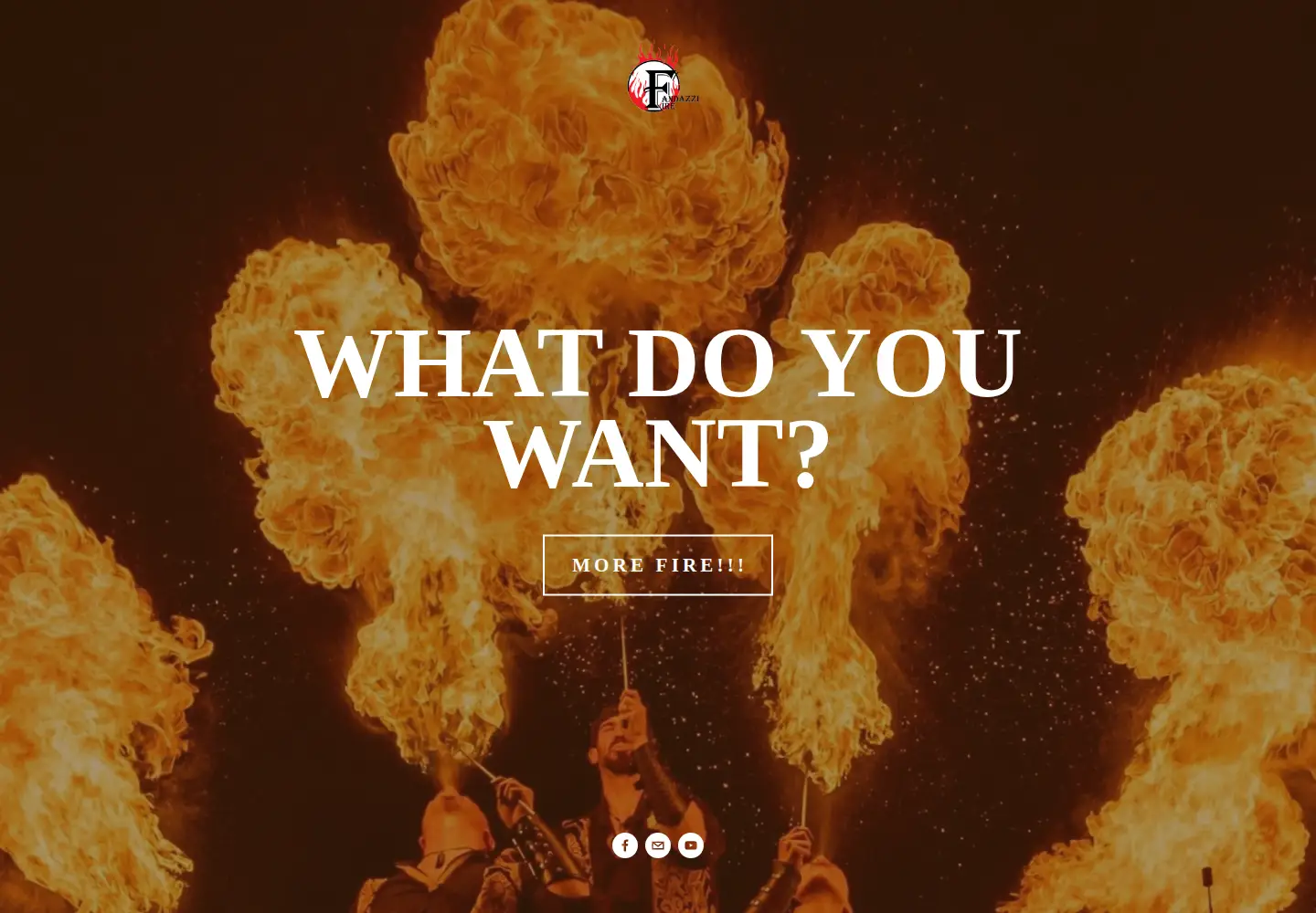 Captured homepage of fandazzifire.com in the current scan
