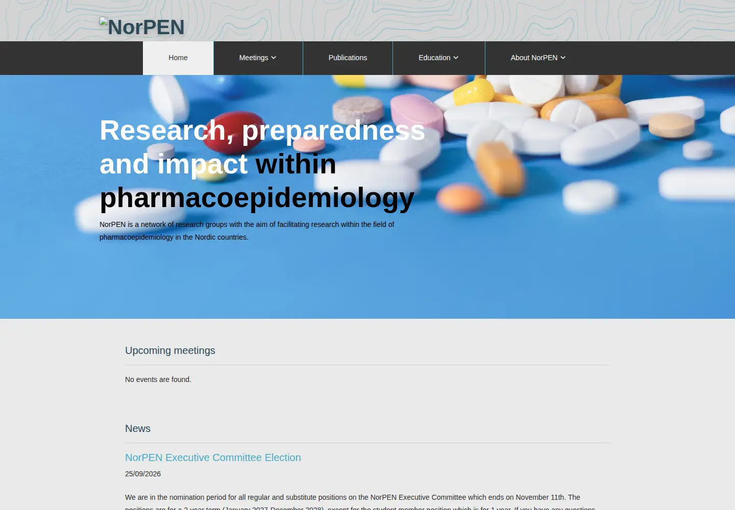 Screenshot of norpen.org