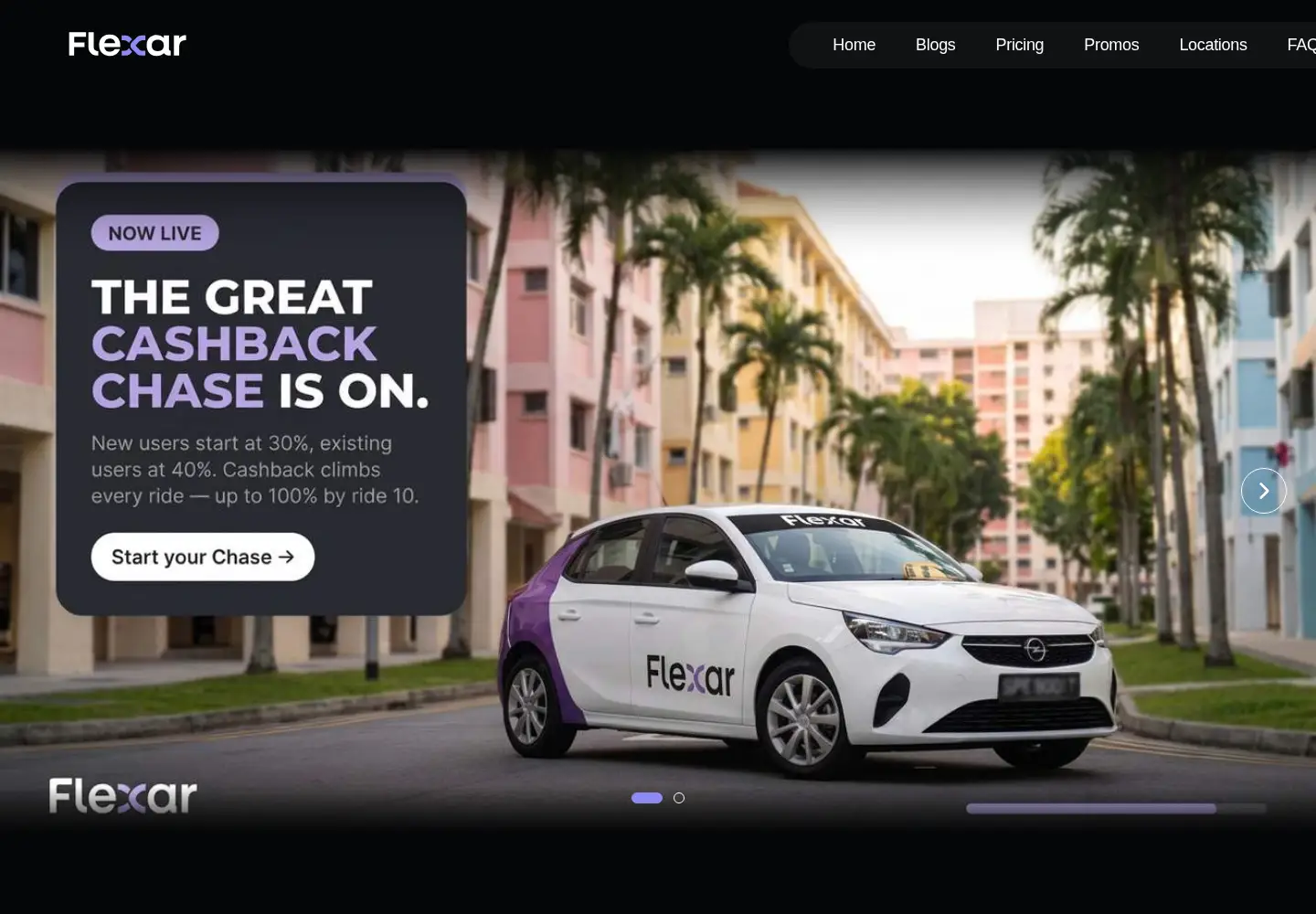 Screenshot of flexar.com.sg