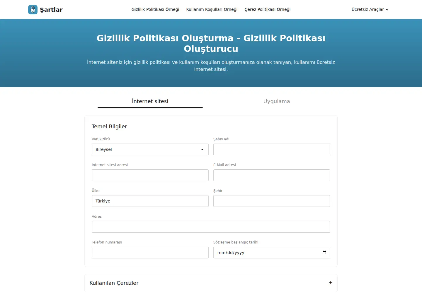Screenshot of sartlar.com