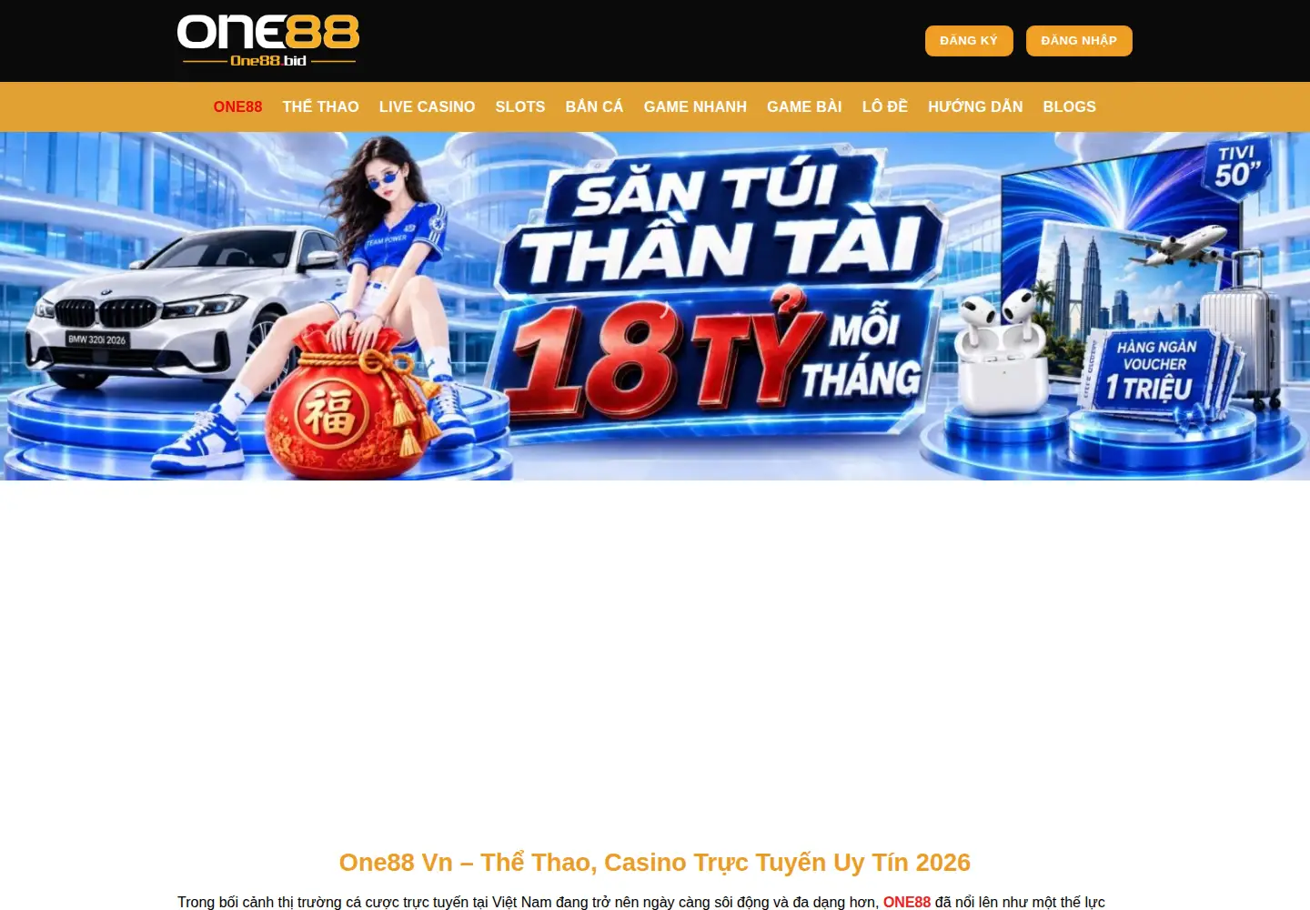 Screenshot of one88.bid