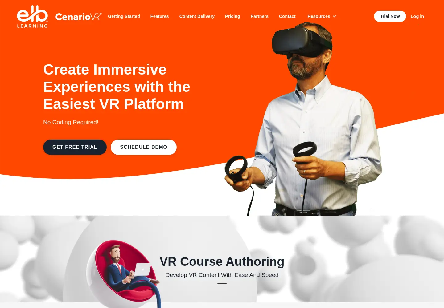 Screenshot of cenariovr.com
