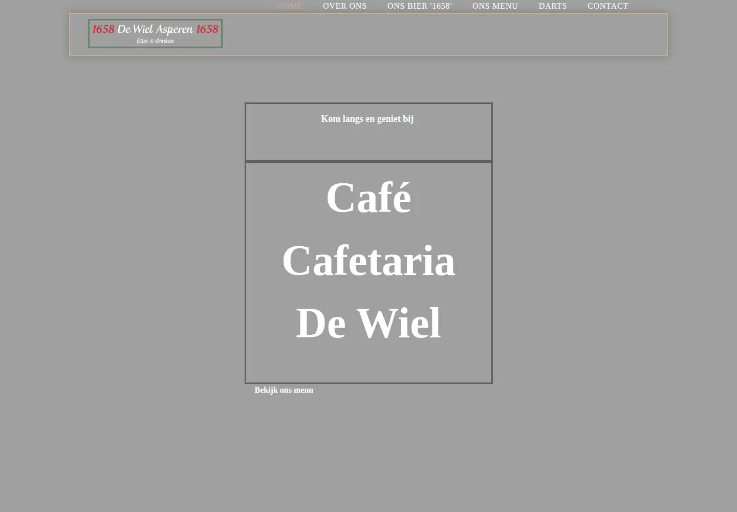 Captured homepage of dewielasperen.nl in the current scan