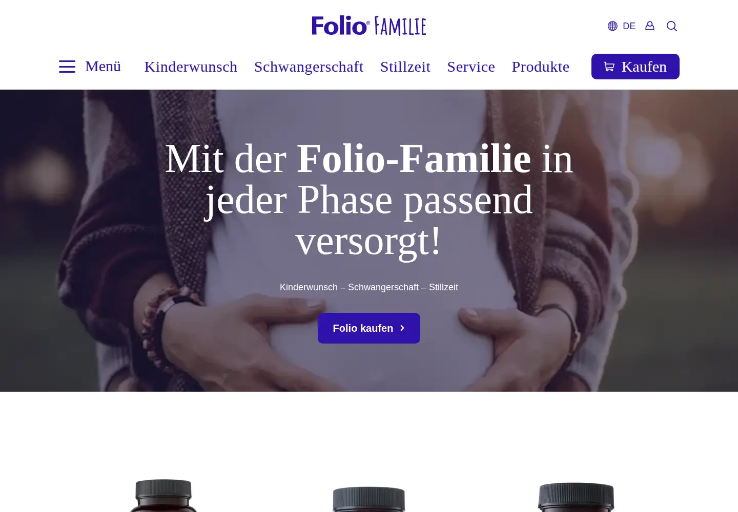Screenshot of folio-familie.de