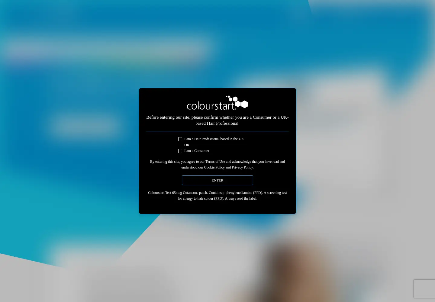 Captured homepage of colourstart.com in the current scan