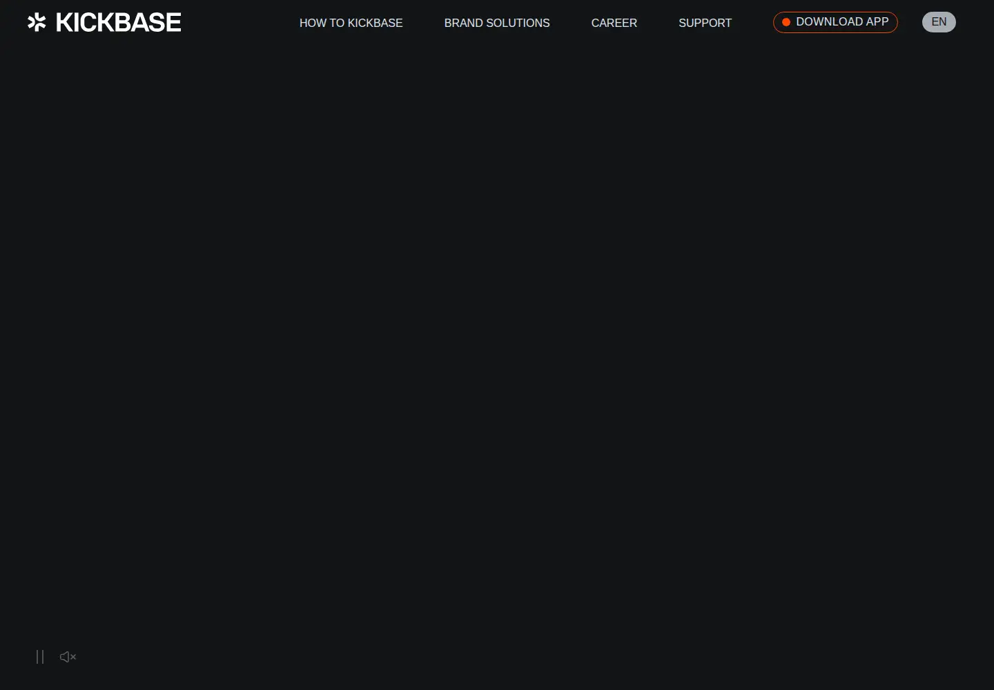Captured homepage of kickbase.com in the current scan
