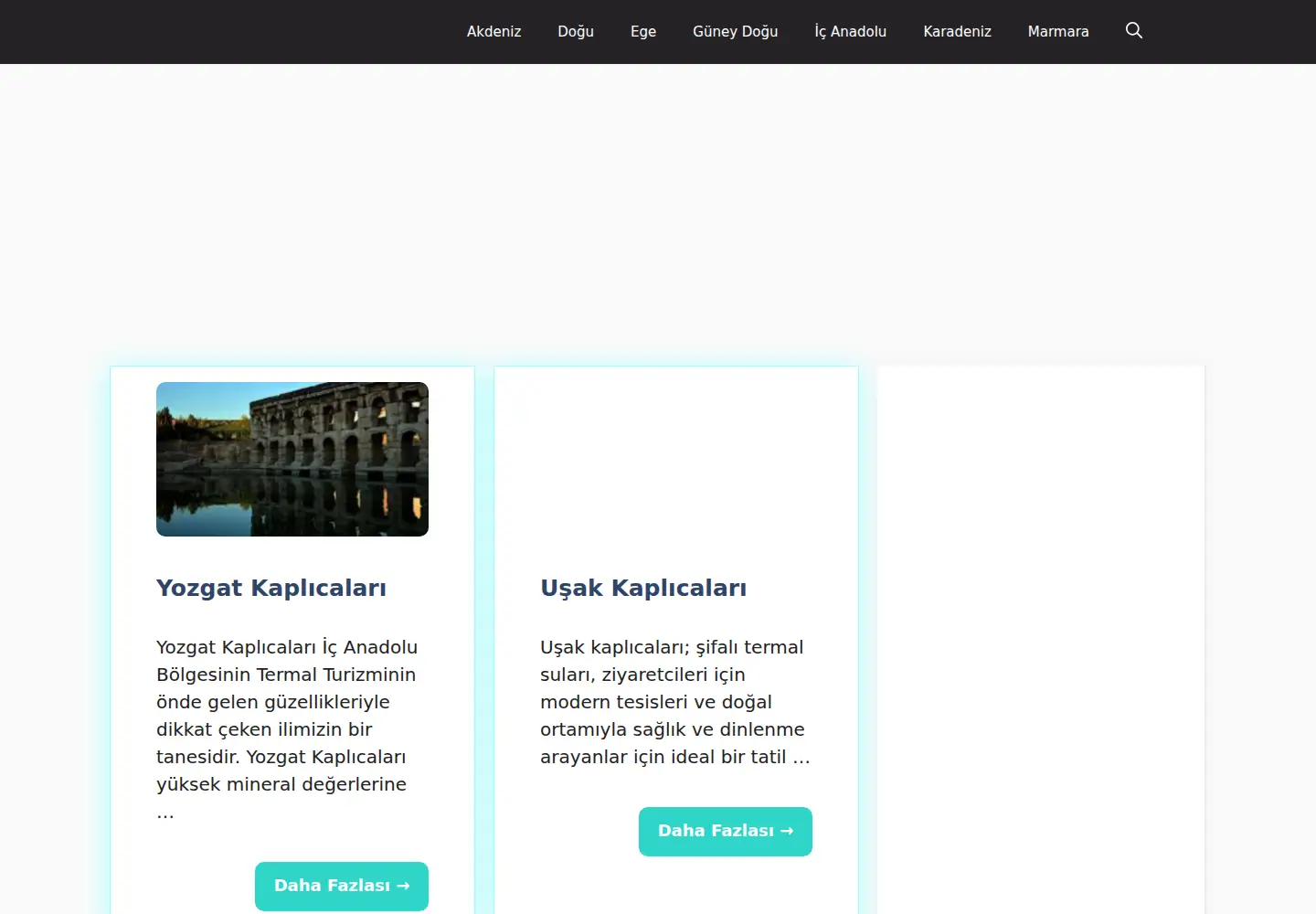 Screenshot of kaplicarehber.com